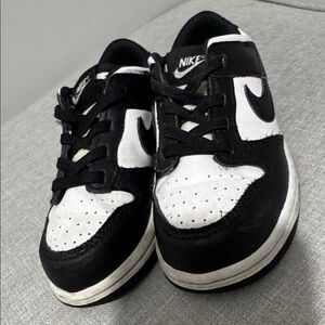 Nike Dunk Toddler Panda ( Black and White)  Low-Top Sneakers